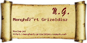 Menyhért Grizeldisz névjegykártya